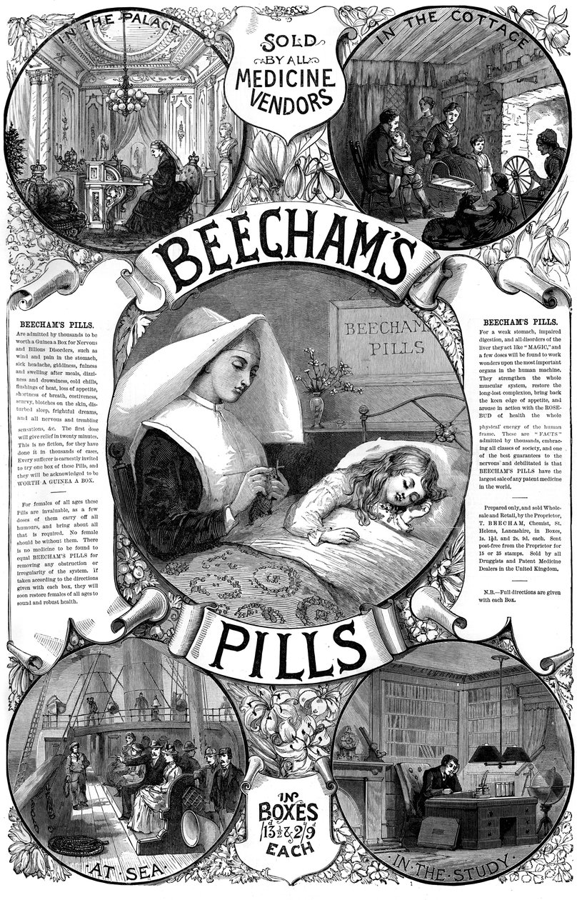Beechams Hapları İlanı, 1887 by Unbekannt
