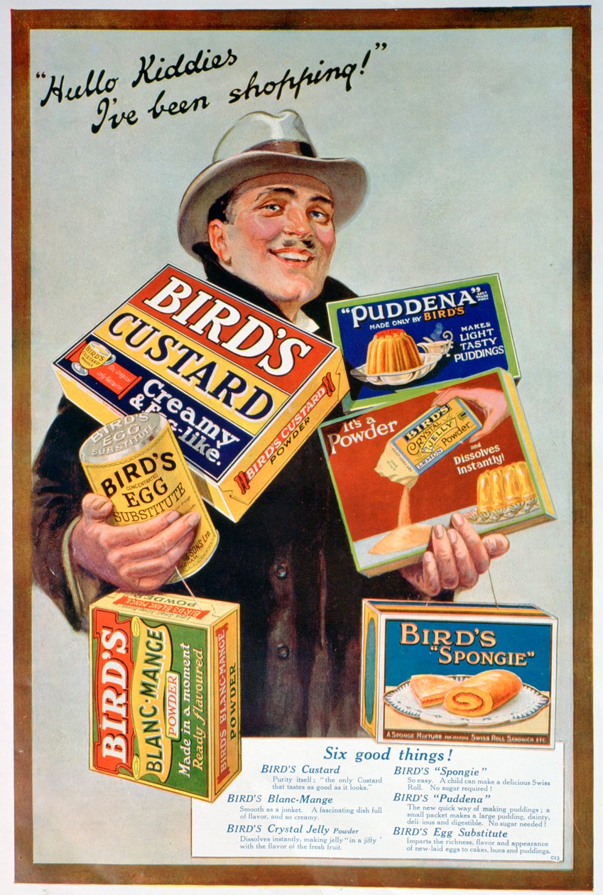 Kuş yiyecekleri için reklam, 1920 by Unbekannt