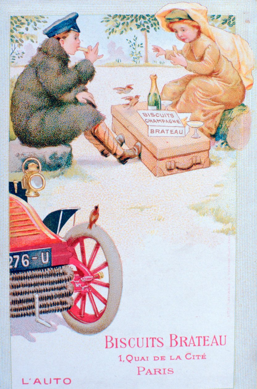 Biscuits Brateau, c1900s için reklam by Unbekannt