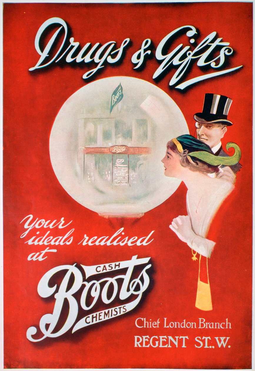 Kimyagerlerin Çizmesi için Reklam, 1913 by Unbekannt