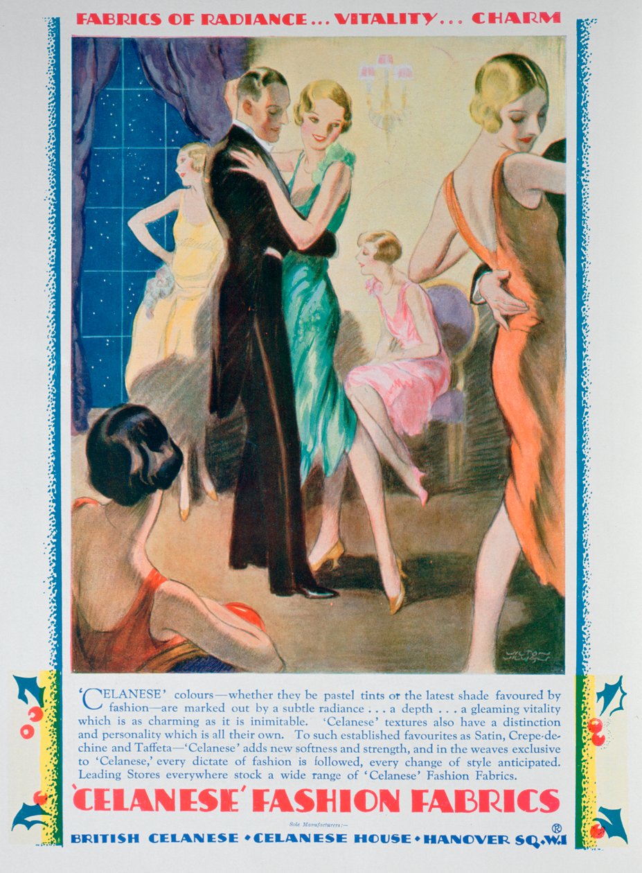Celanese Moda Kumaşları İlanı, 1928 by Unbekannt