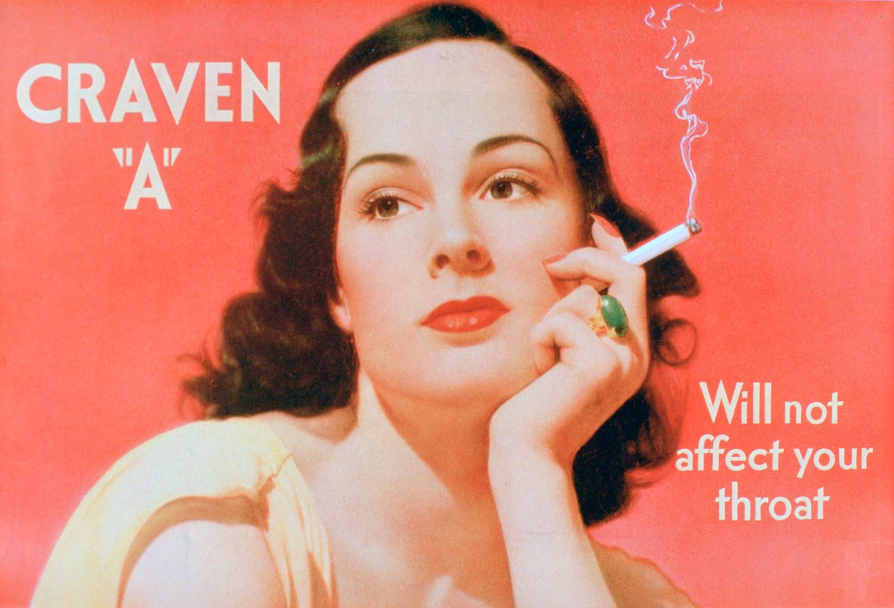 Craven A sigaralarının reklamı, 1939 by Unbekannt