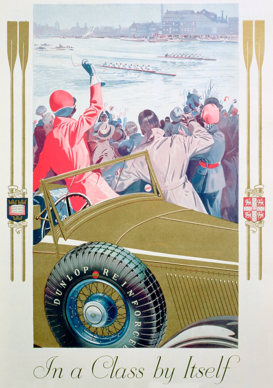 Dunlop lastikleri için reklam, 1932 by Unbekannt
