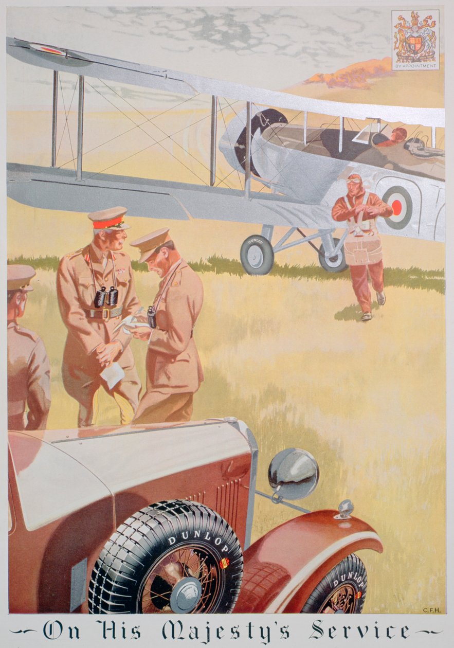 Dunlop lastikleri için reklam, 1934 by Unbekannt
