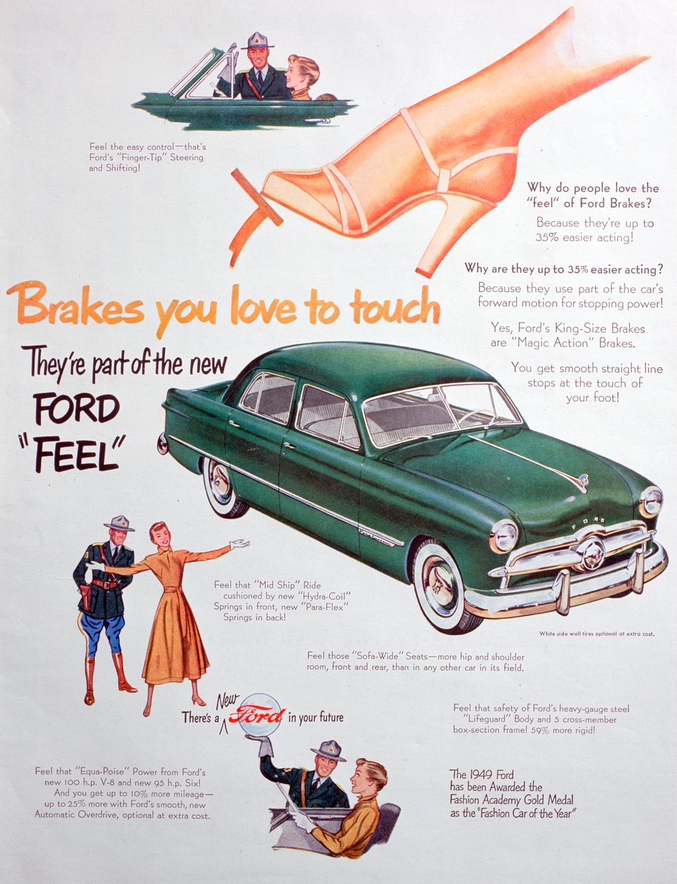 Ford otomobilleri için reklam, 1949 by Unbekannt
