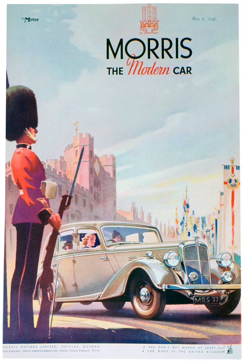 Morris motorlu arabalar için reklam, 1937 by Unbekannt