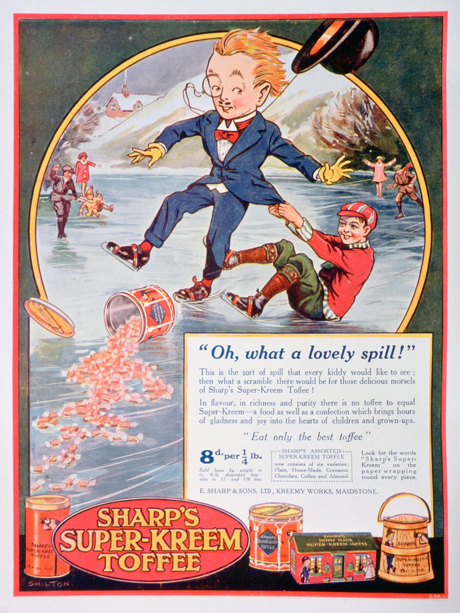 Sharps Super-Kreem Toffee reklamı, 1923 by Unbekannt