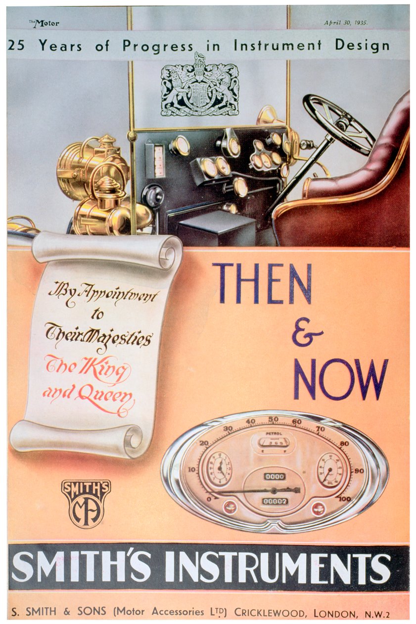 Smiths Car Instruments için reklam, 1935 by Unbekannt