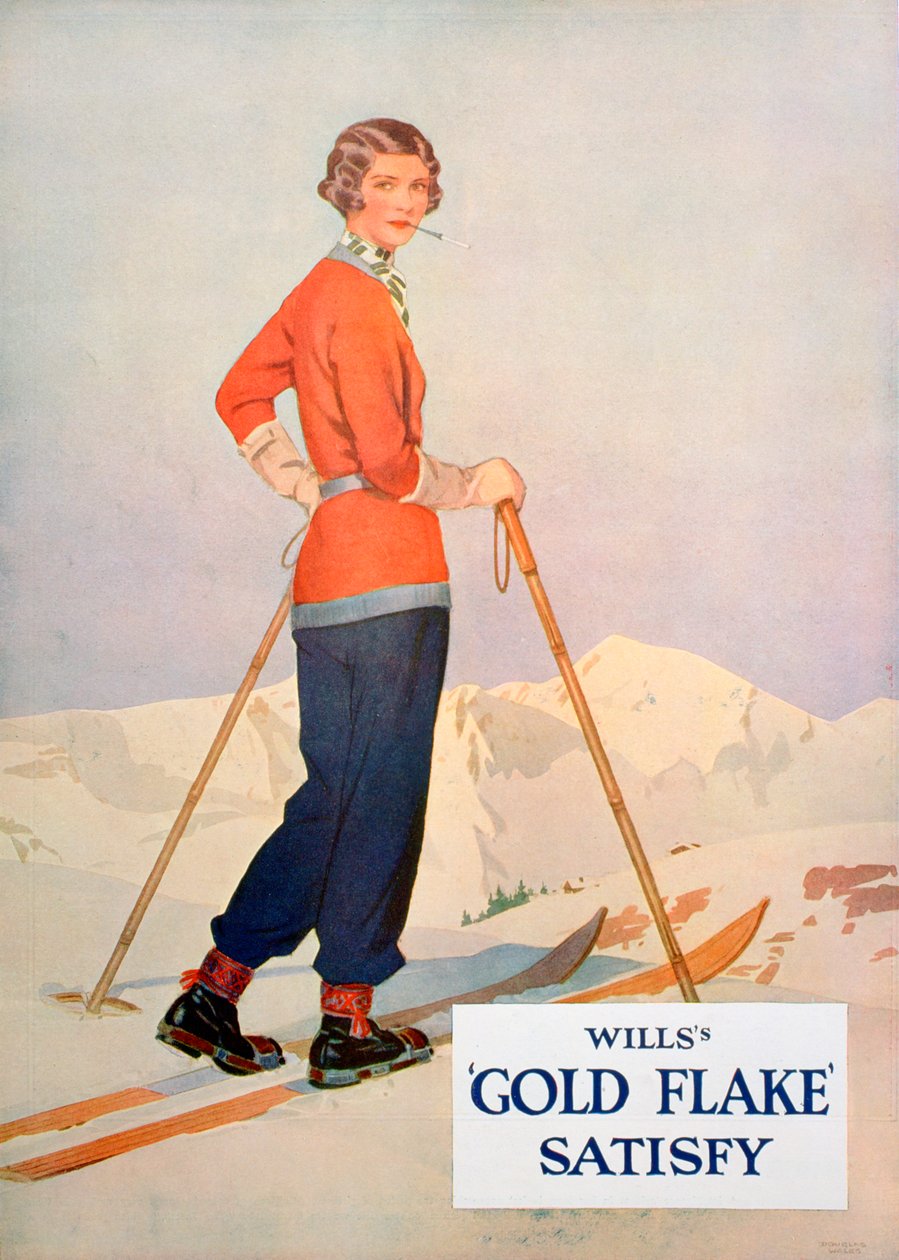 Wills Gold Flake sigaraları için reklam, 1930 by Unbekannt