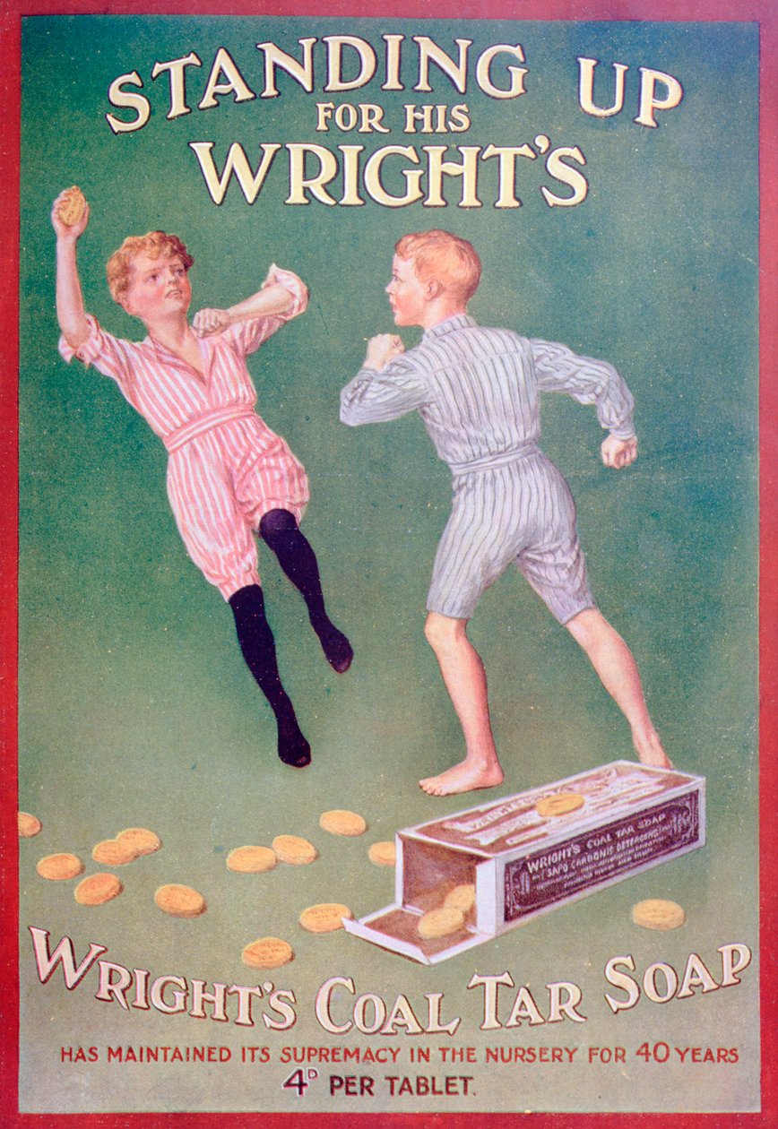 Wrights kömür katranı sabunu için reklam, 1909 by Unbekannt