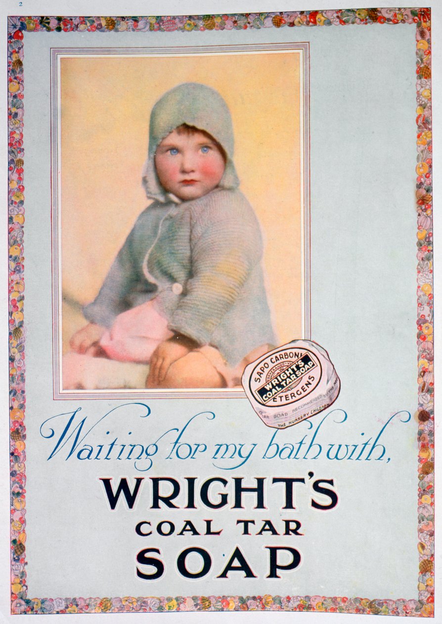 Wrights kömür katranı sabunu reklamı, 1924 by Unbekannt