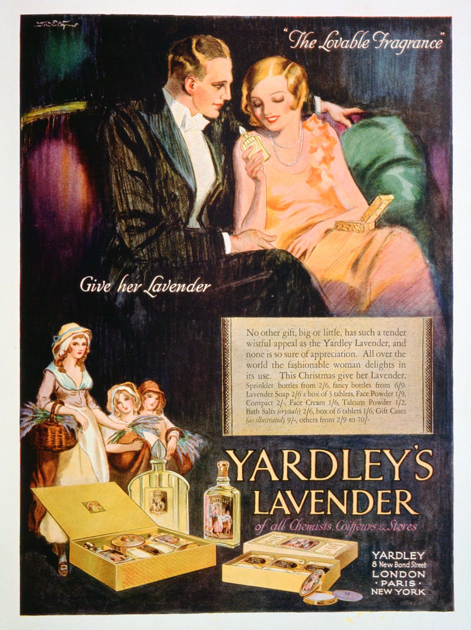 Yardleys Lavanta parfümü için reklam, 1929 by Unbekannt