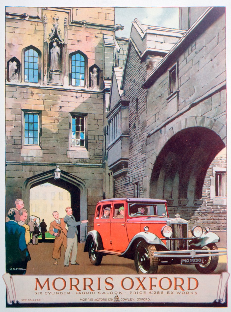 Morris Oxford motorlu araba reklamı, 1930 by Unbekannt