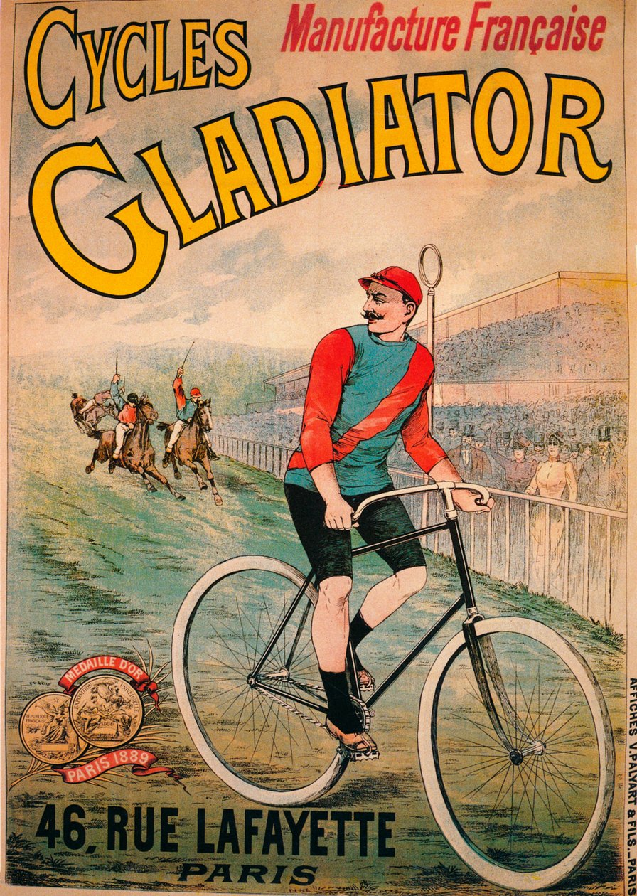 Döngüler Gladyatör bisikletleri için reklam, c1900 by Unbekannt