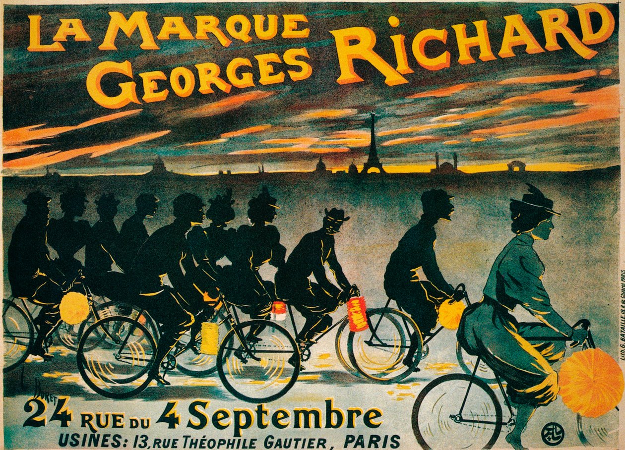 Georges Richard bisikletleri için reklam, c1900 by Unbekannt