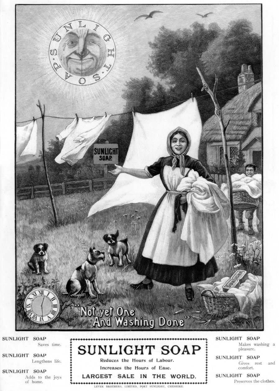 Güneş Işığı Sabunu için Reklam, 1902 by Unbekannt