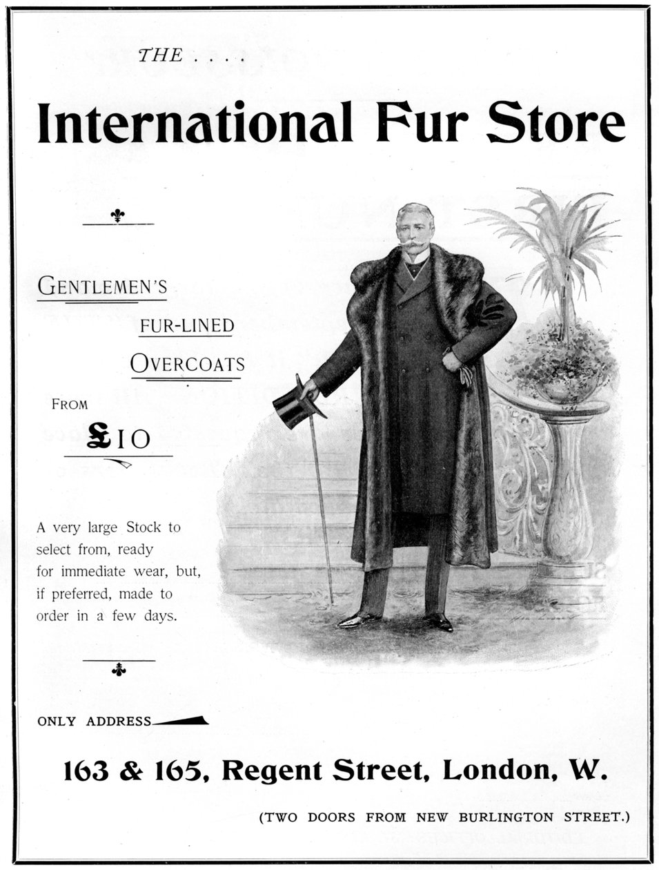 Uluslararası Kürk Mağazasının Reklamı, 1901 by Unbekannt