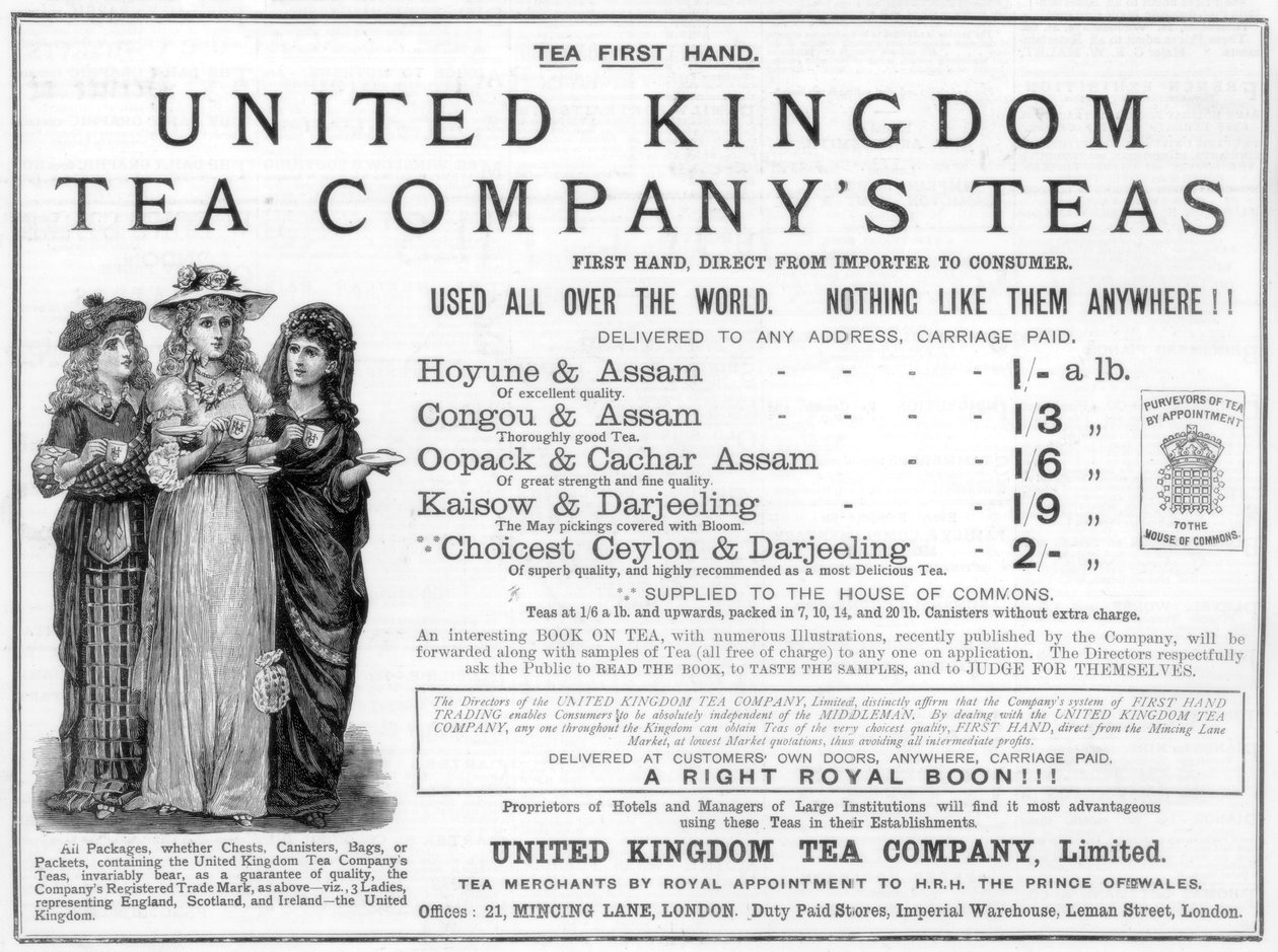 Birleşik Krallık Çay Şirketi Reklamı, 1890 by Unbekannt