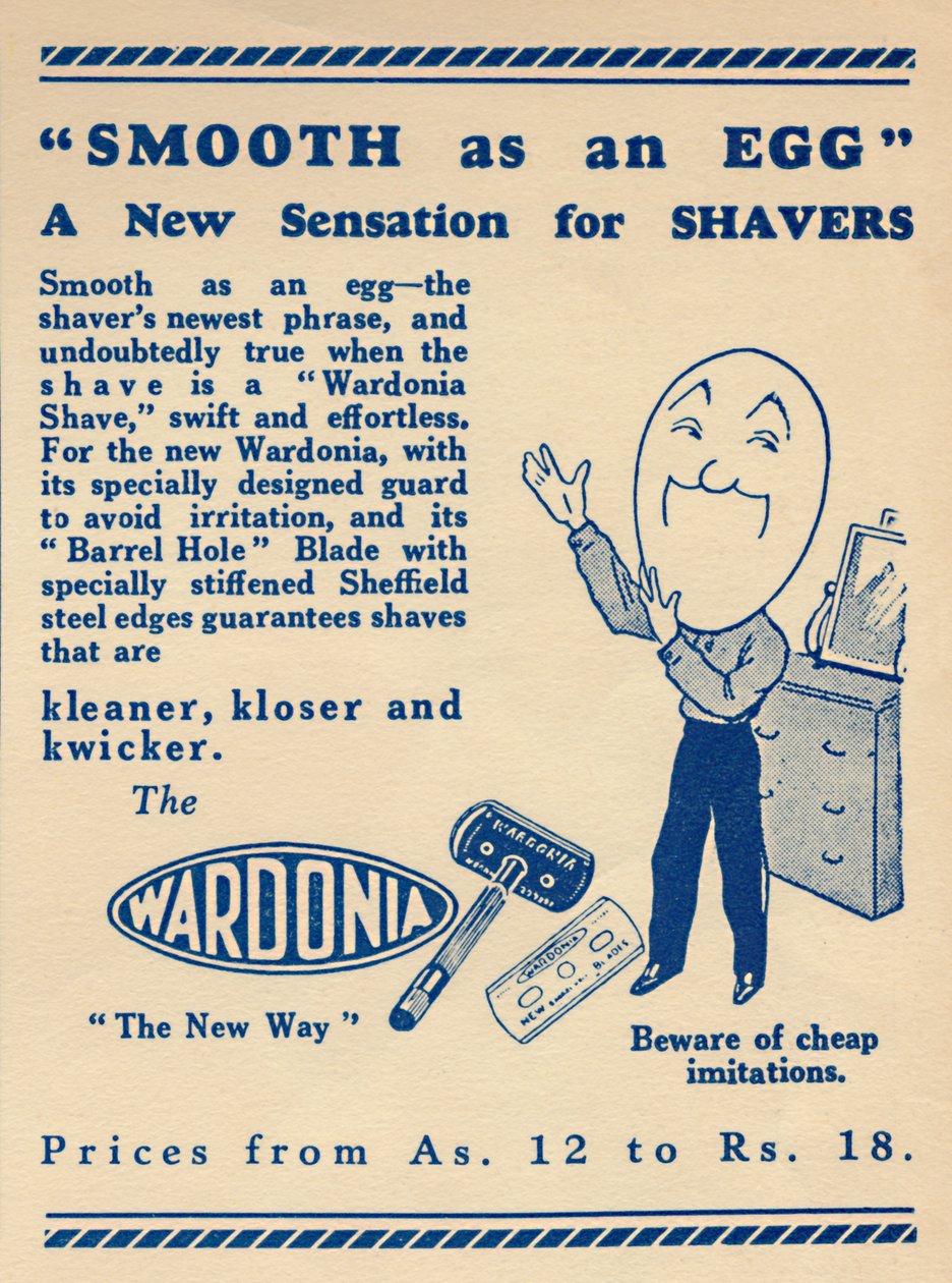 Wardonia tıraş makinesinin reklamı, 1936. by Unbekannt