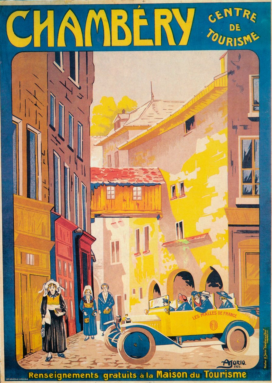 Chambery, Fransa, c1920