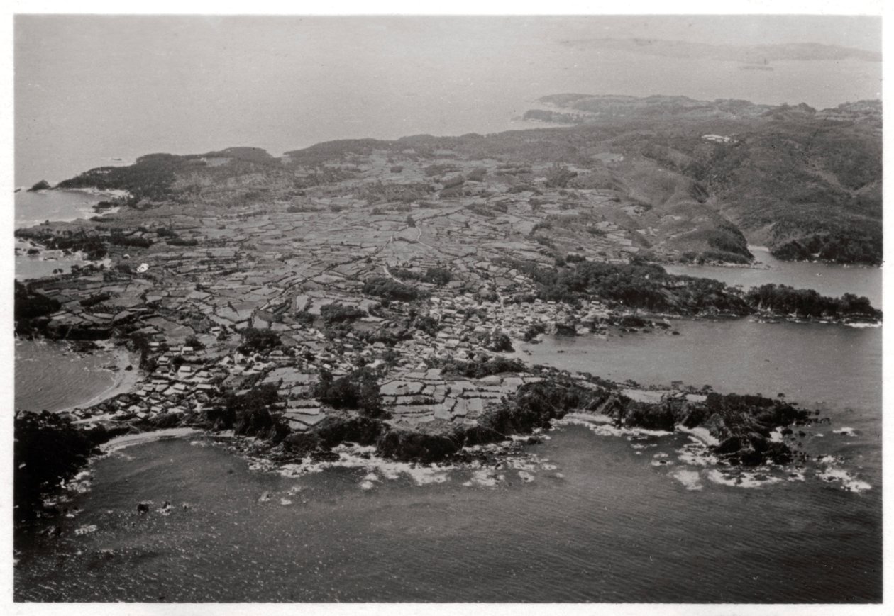 Bir Zeplin'den Oginohama, Japonya'nın havadan görünümü, 1929 1933 by Unbekannt