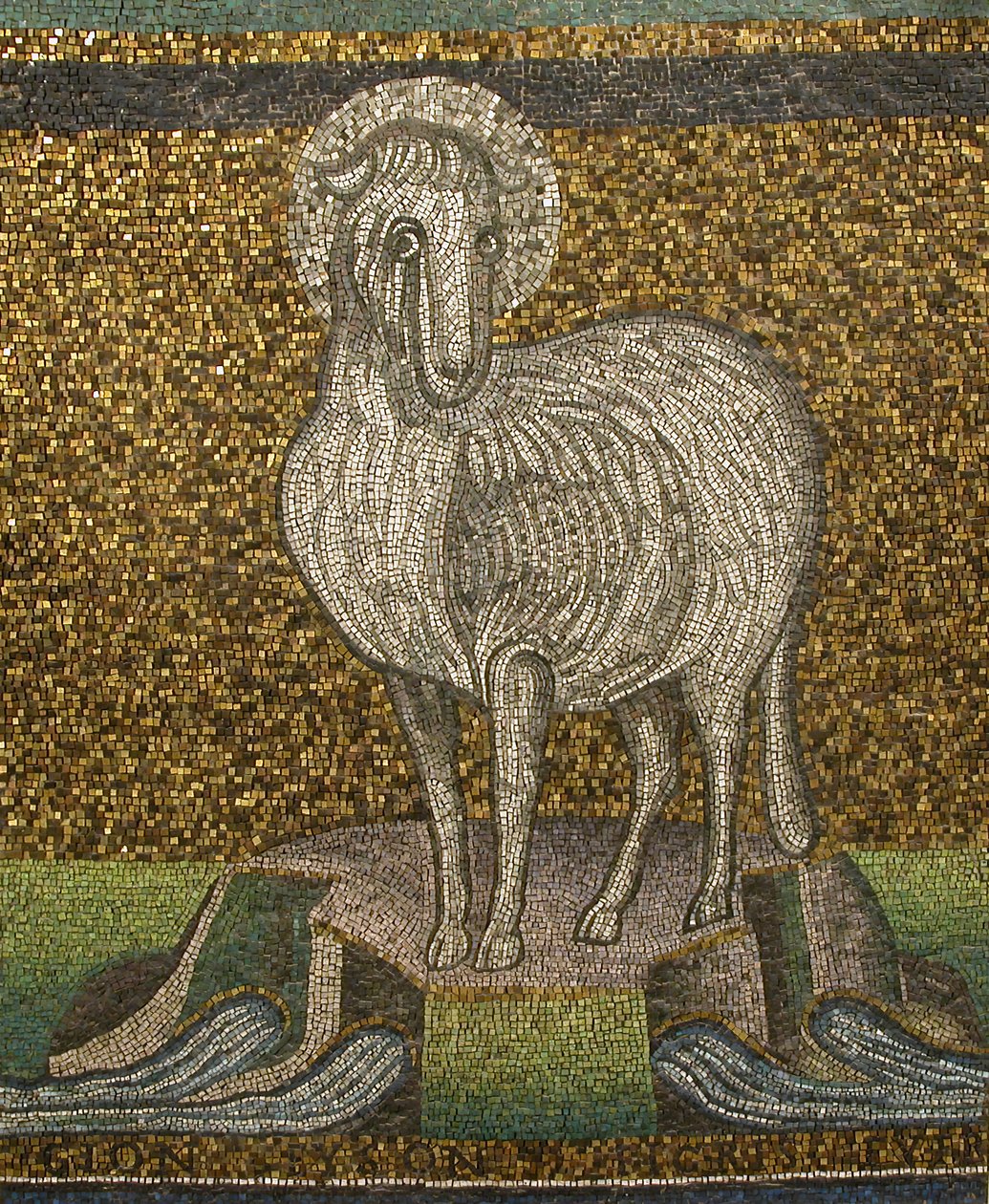 Agnus Dei, Bizans, 20. yüzyılın başları, 6. yüzyıla ait orijinal. by Unbekannt