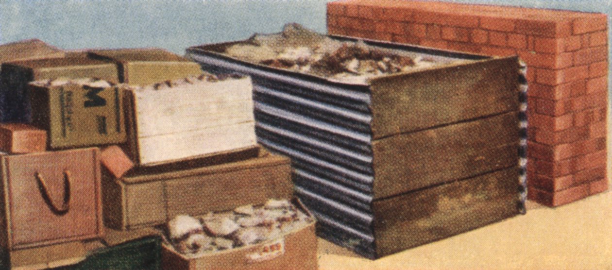 Air Raid Önlemleri, sigara kartı, İngiliz, 1938 by Unbekannt