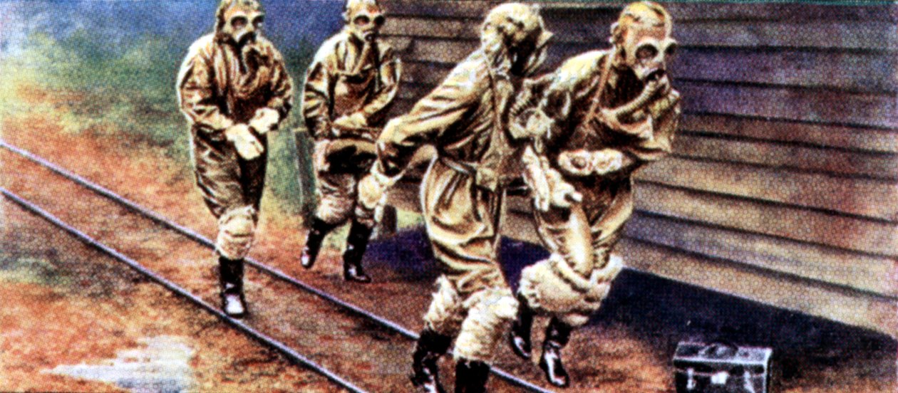 Air Raid Önlemleri, sigara kartı, İngiliz, 1938 by Unbekannt