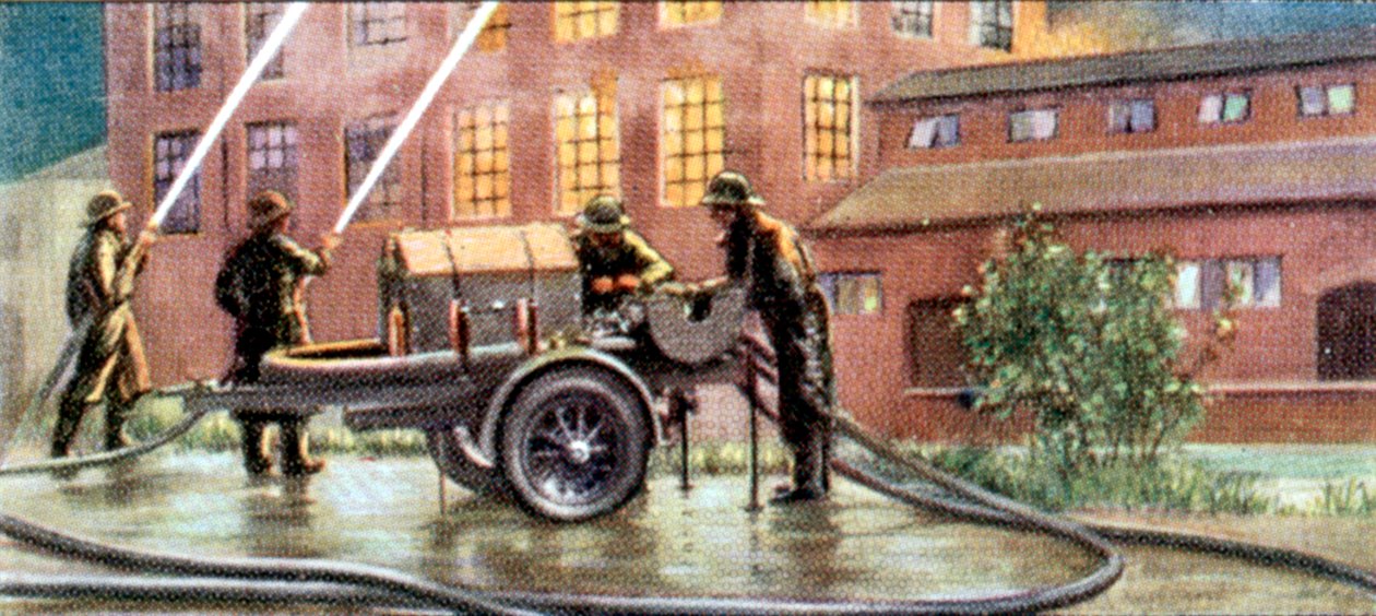 Air Raid Önlemleri, sigara kartı, İngiliz, 1938 by Unbekannt