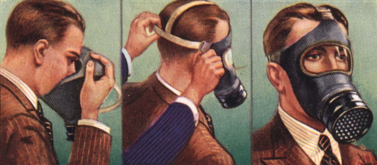 Air Raid Önlemleri, sigara kartı, İngiliz, 1938 by Unbekannt