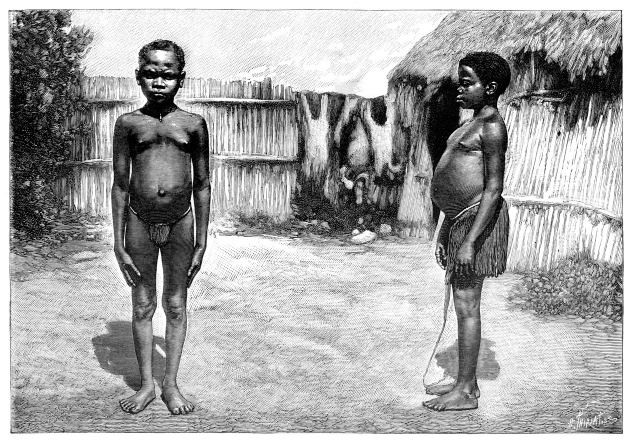 Akka Erkek ve Kadın, c1880 by Unbekannt