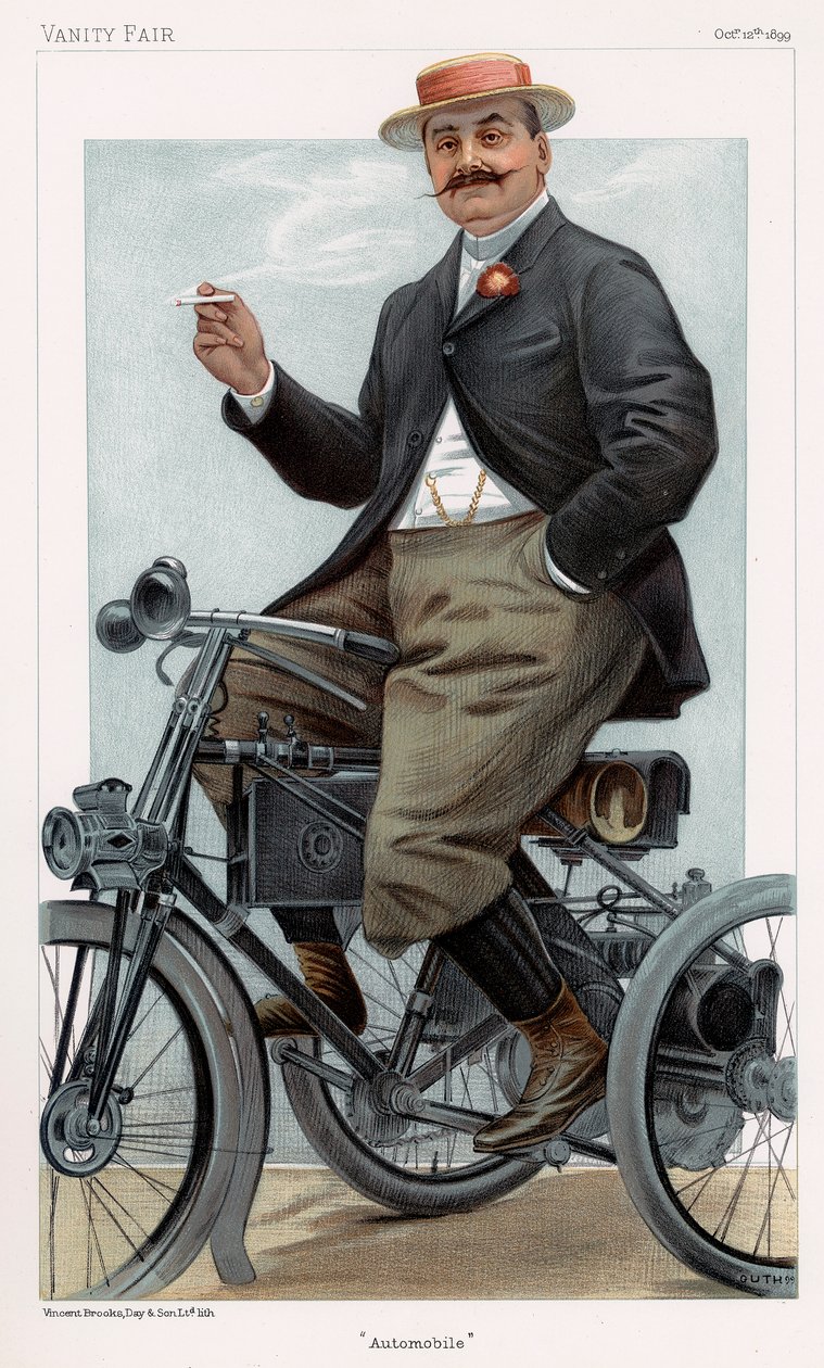 Albert, Comte de Dion, Fransız mühendis, 1899 by Unbekannt