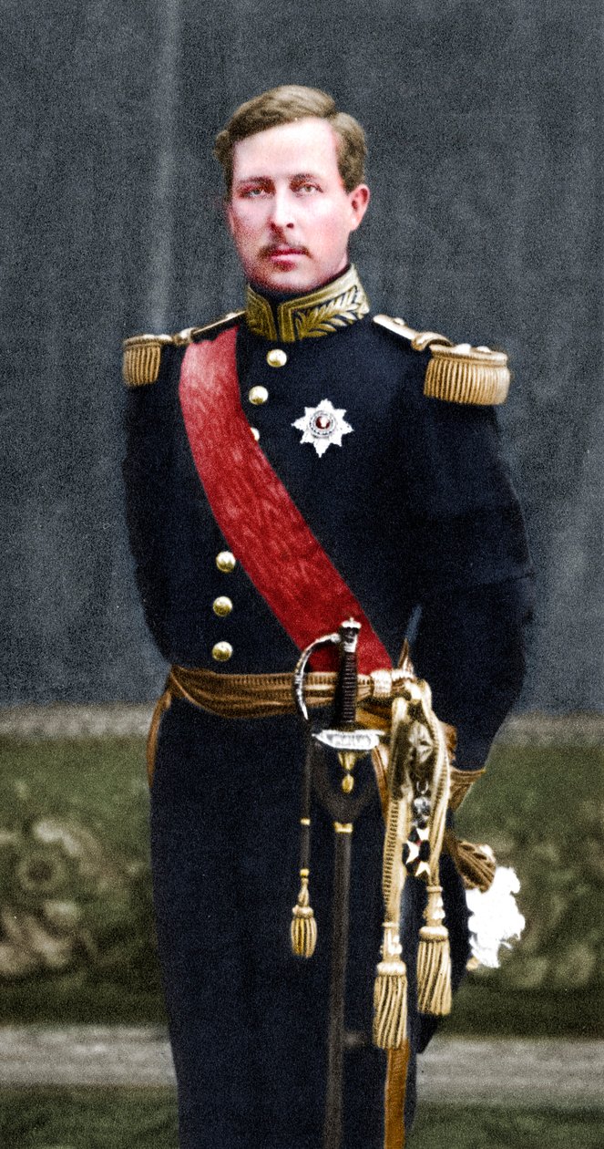 Albert I 1875-1934, Belçika Kralı 1909, askeri üniformalı by Unbekannt