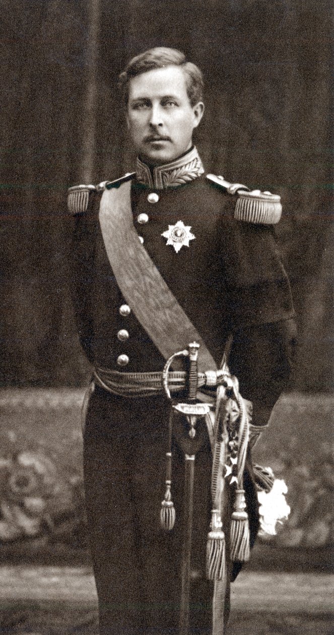 Albert I 1875-1934, Belçika Kralı 1909, askeri üniformalı by Unbekannt