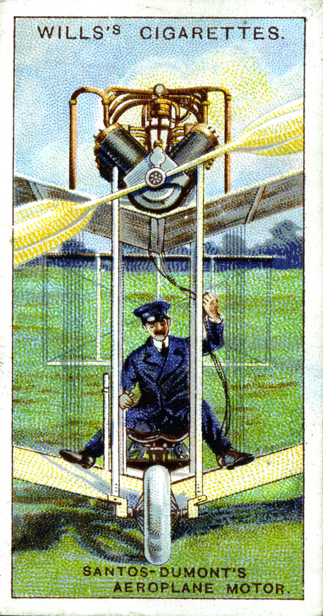 Alberto Santos-Dumont, Brezilyalı havacı, Avrupa'da kaydedilen ilk uçuş, 1906, 1915 by Unbekannt