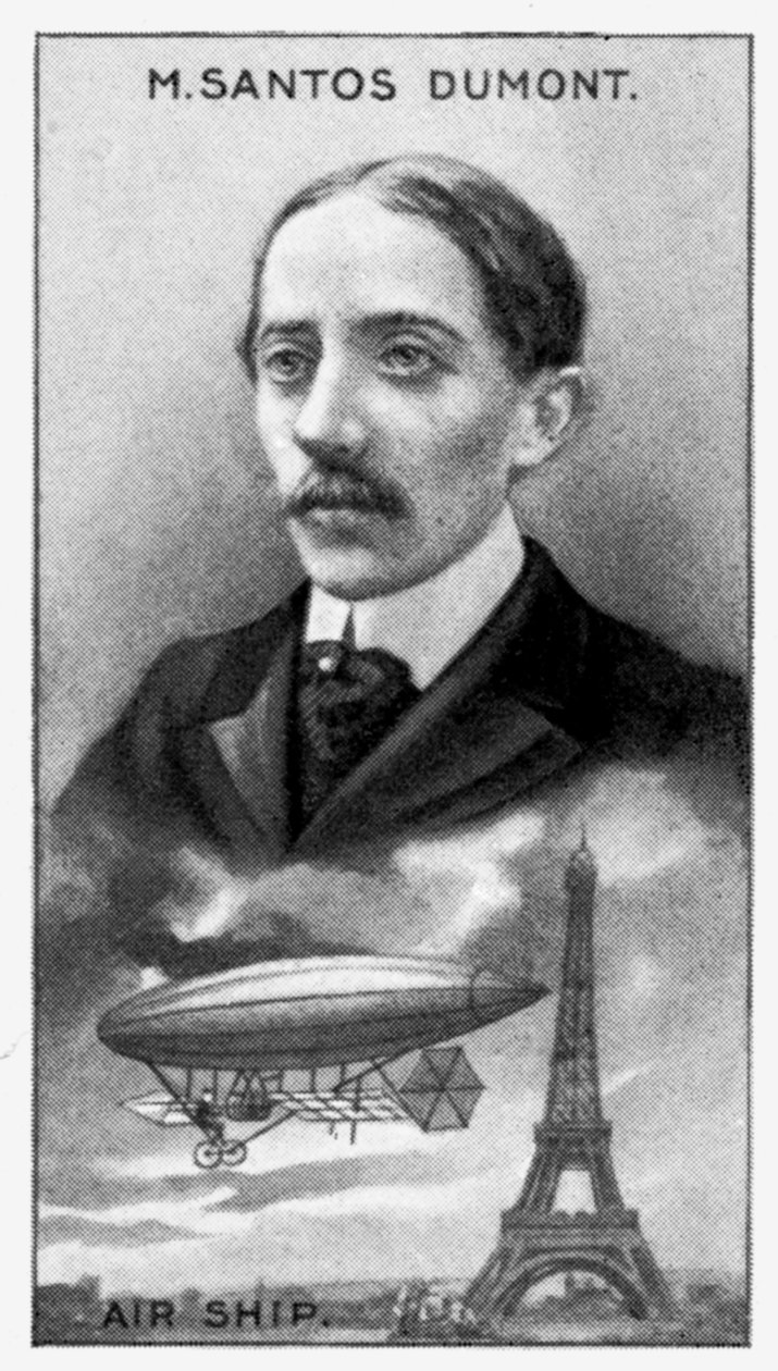 Alberto Santos-Dumont, Brezilya havacılığının öncüsü, c1924 by Unbekannt