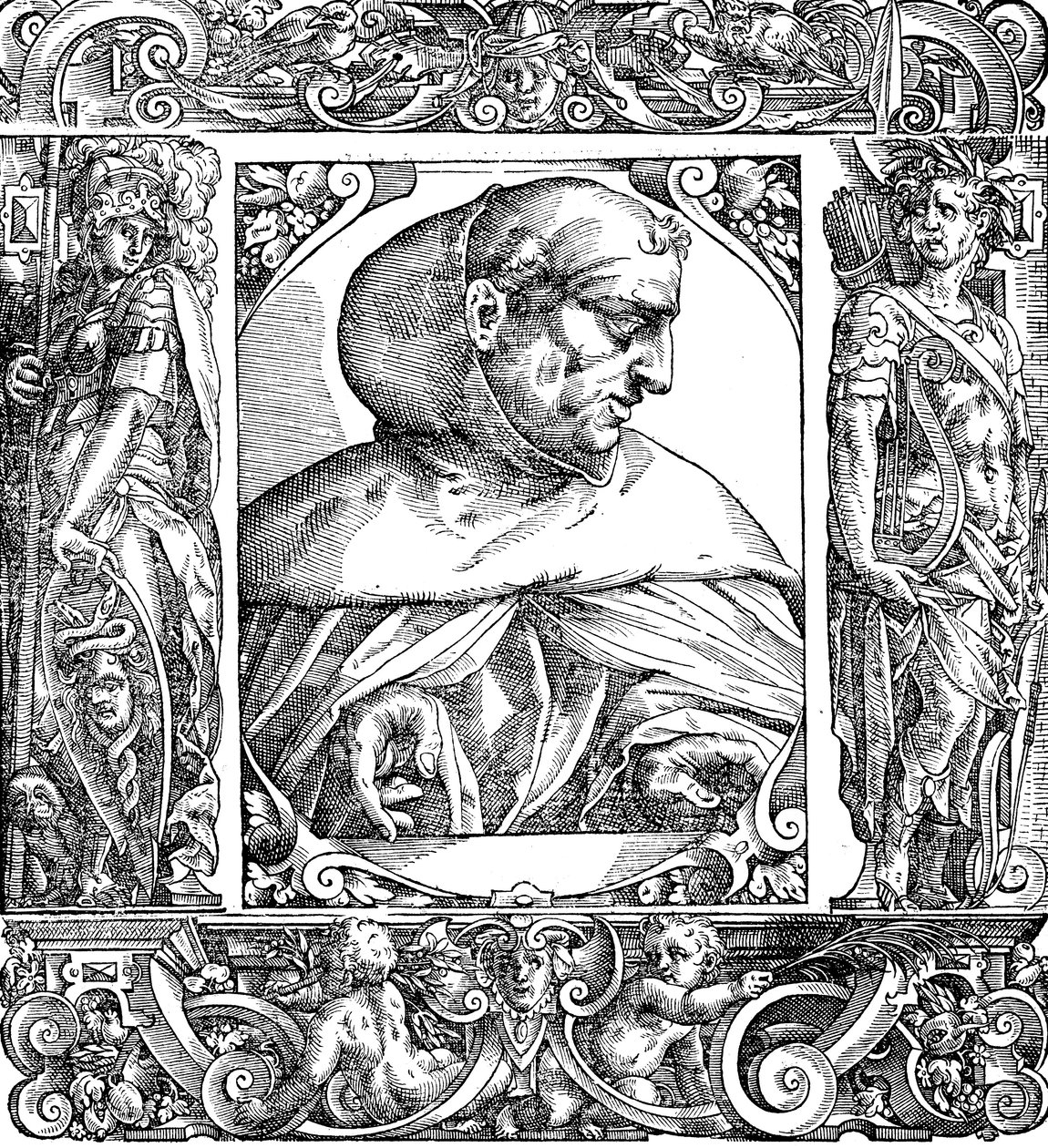 Albertus Magnus c1200-1280 Almanya doğumlu Dominik keşişi, 16. yüzyıl by Unbekannt