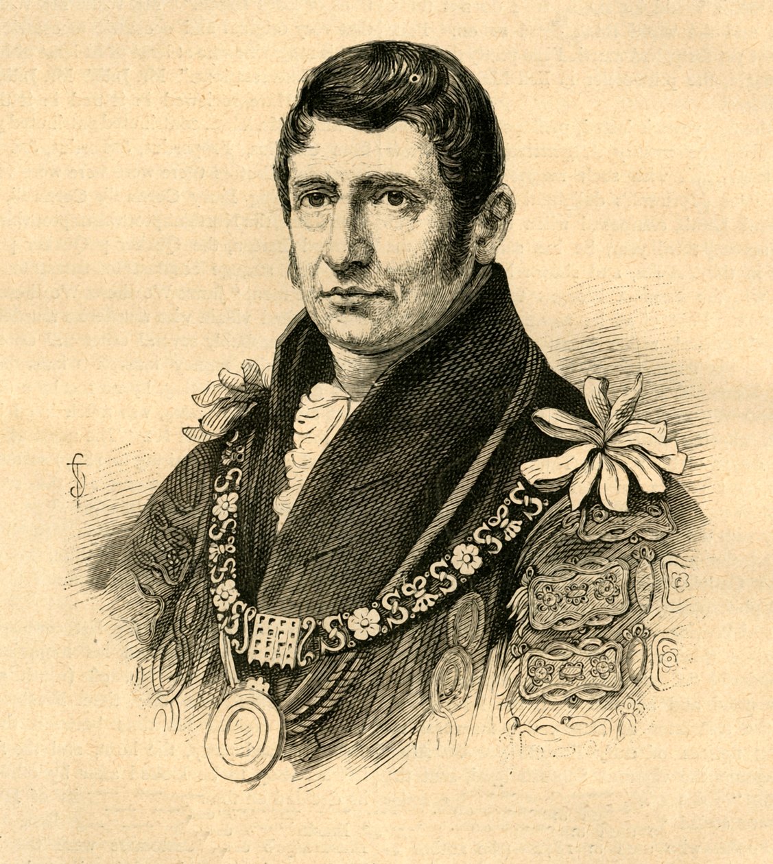 Alderman Waithman, Otantik Bir Portreden, 1897. by Unbekannt