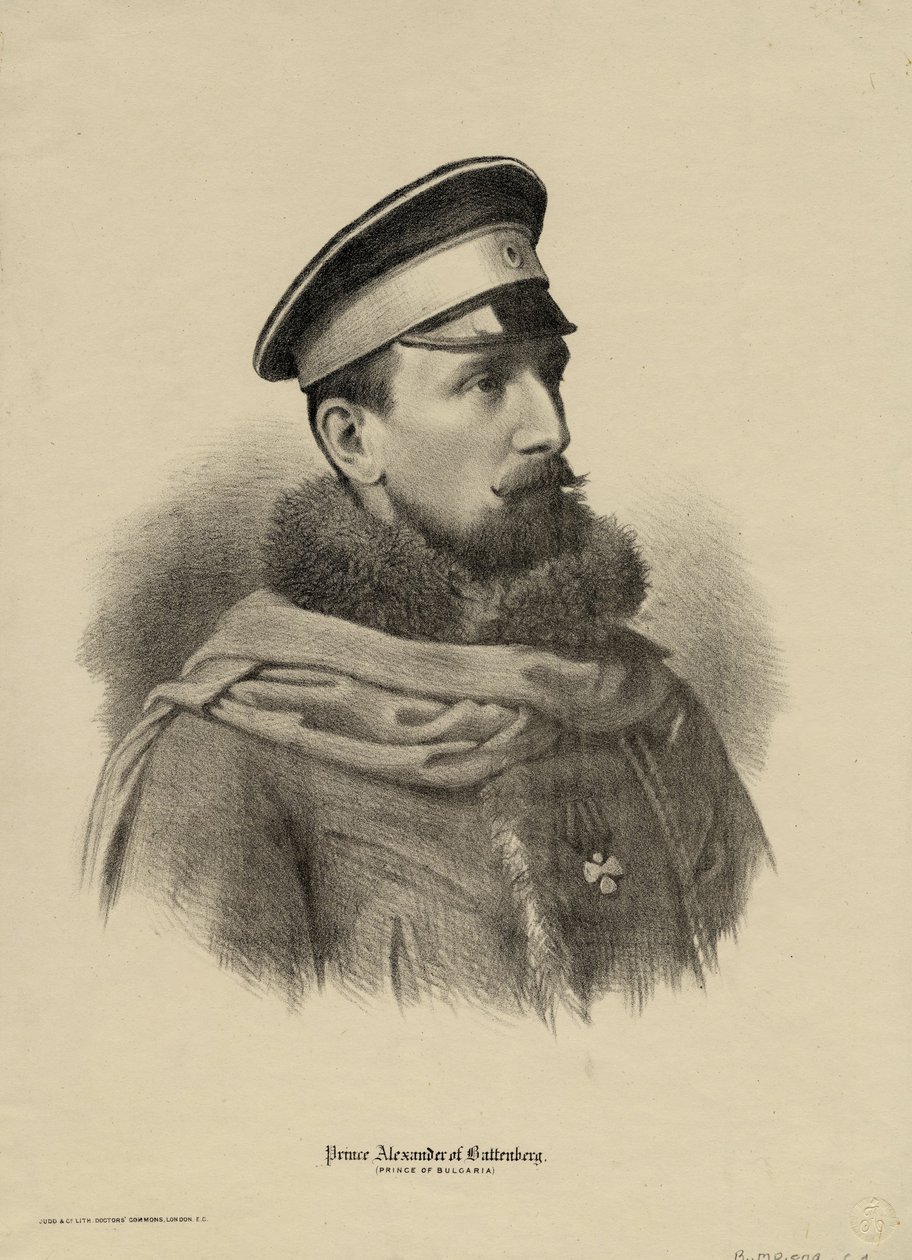 Alexander Joseph 1857-1893, Bulgaristan Prensi, 1880 by Unbekannt