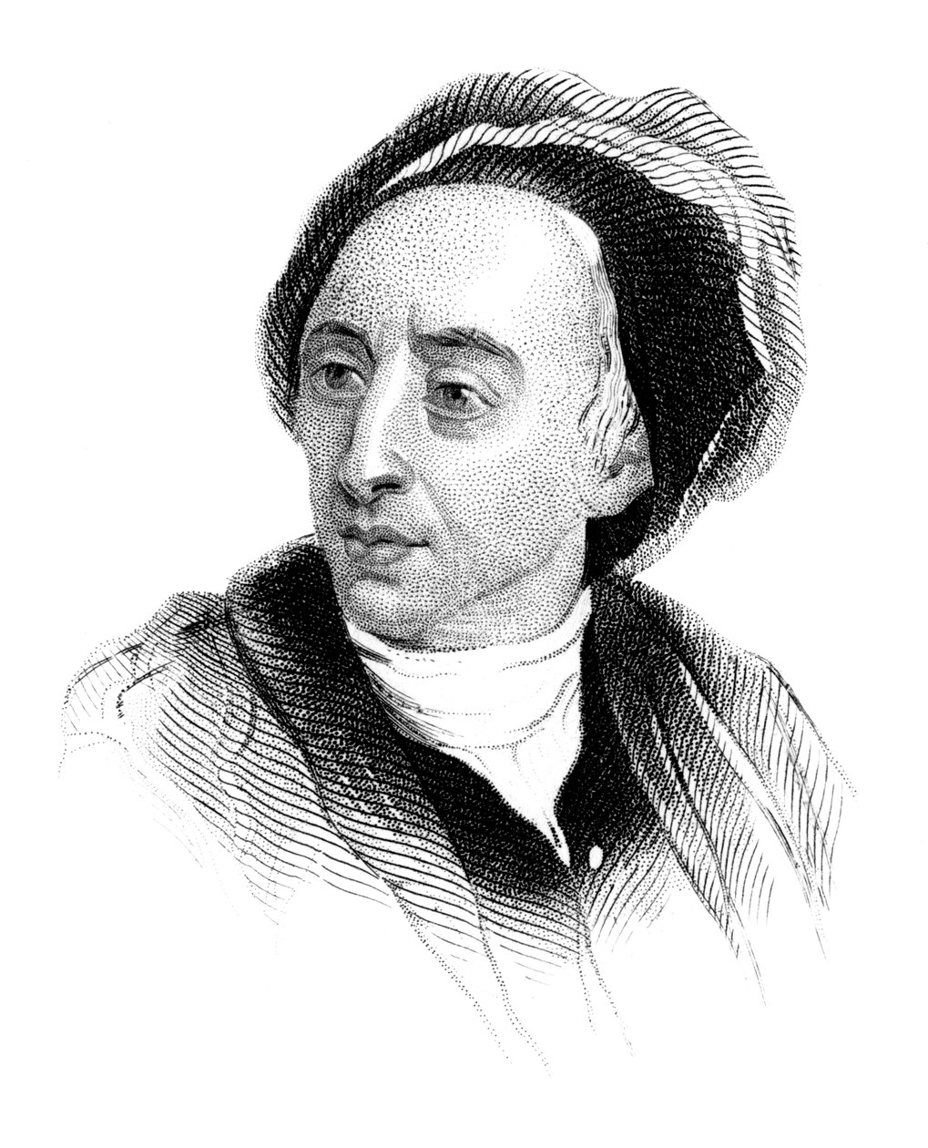 Alexander Pope, on sekizinci yüzyılın başlarındaki İngiliz şair, c1850 by Unbekannt