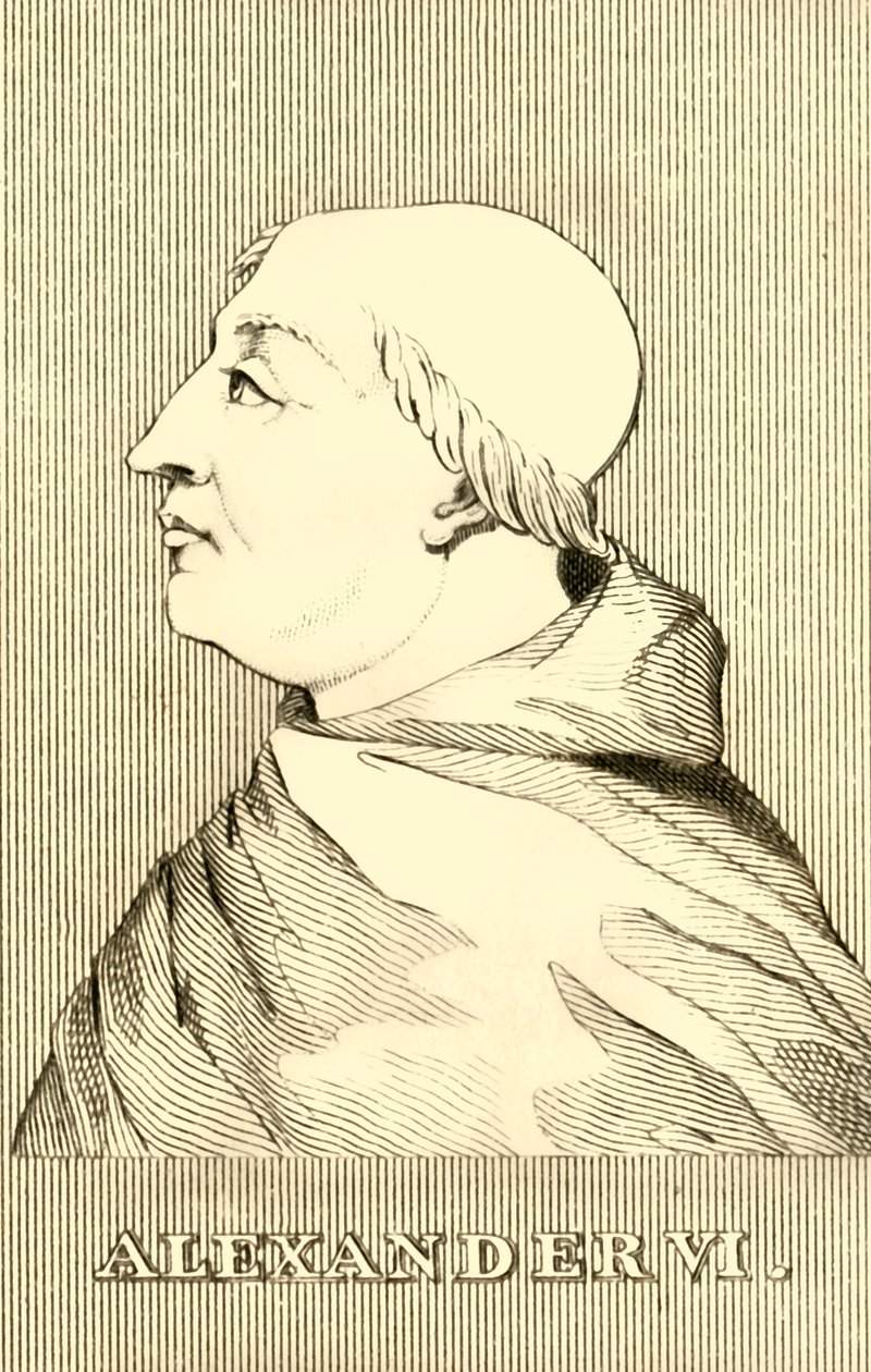 Alexander VI, 1431-1503, 1830. by Unbekannt