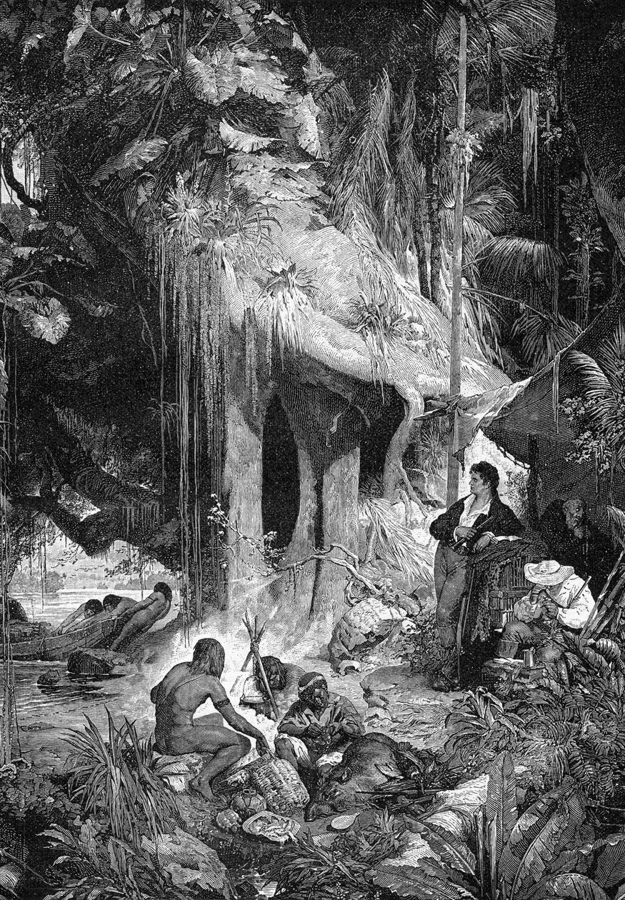 Orinoco Nehri üzerinde Alexander von Humboldt ve Aimé Bonpland, 1800-1804 1900 by Unbekannt