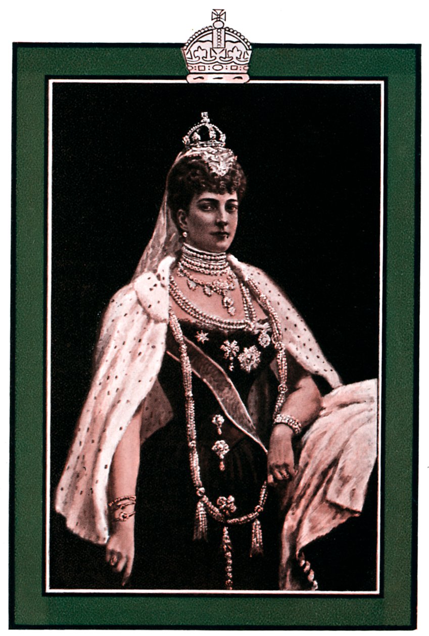Danimarka Alexandra 1844-1925, Kral Edward VII