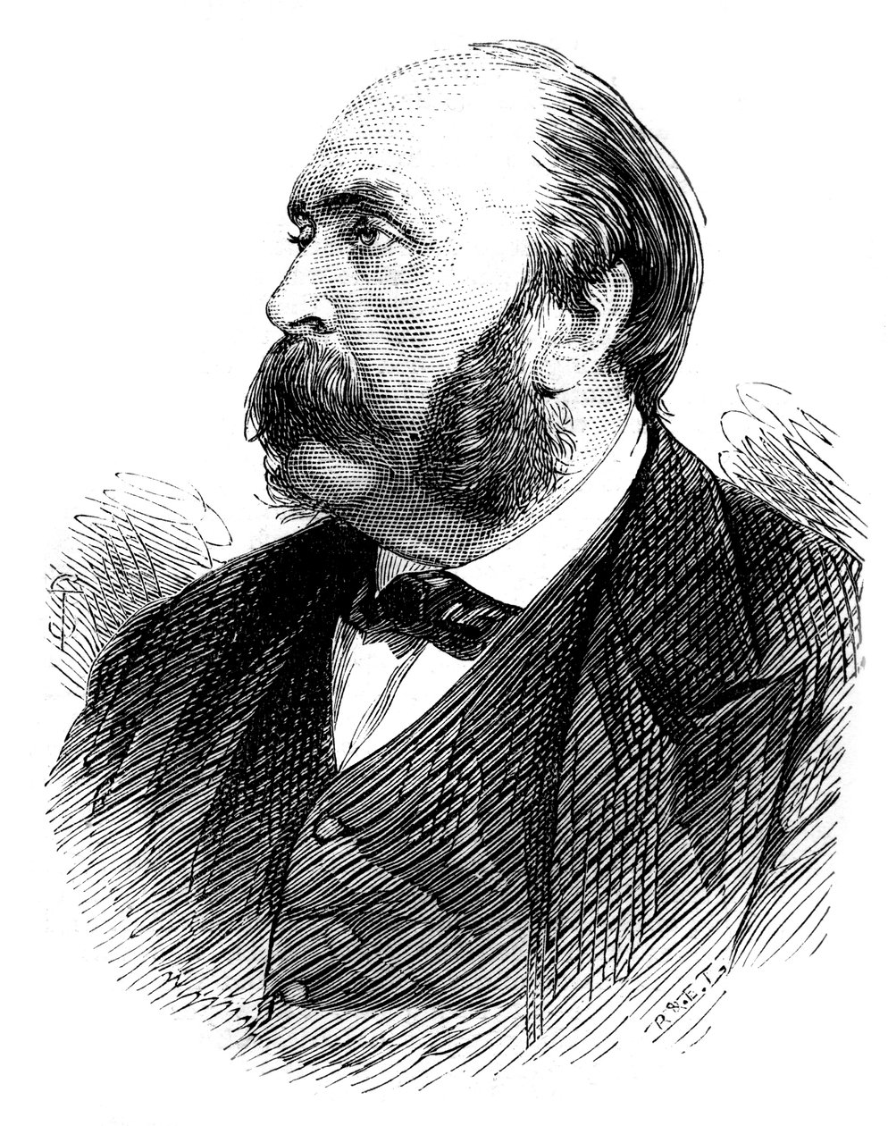 Alexandre Auguste Ledru-Rollin, Fransız politikacı, 1875 by Unbekannt