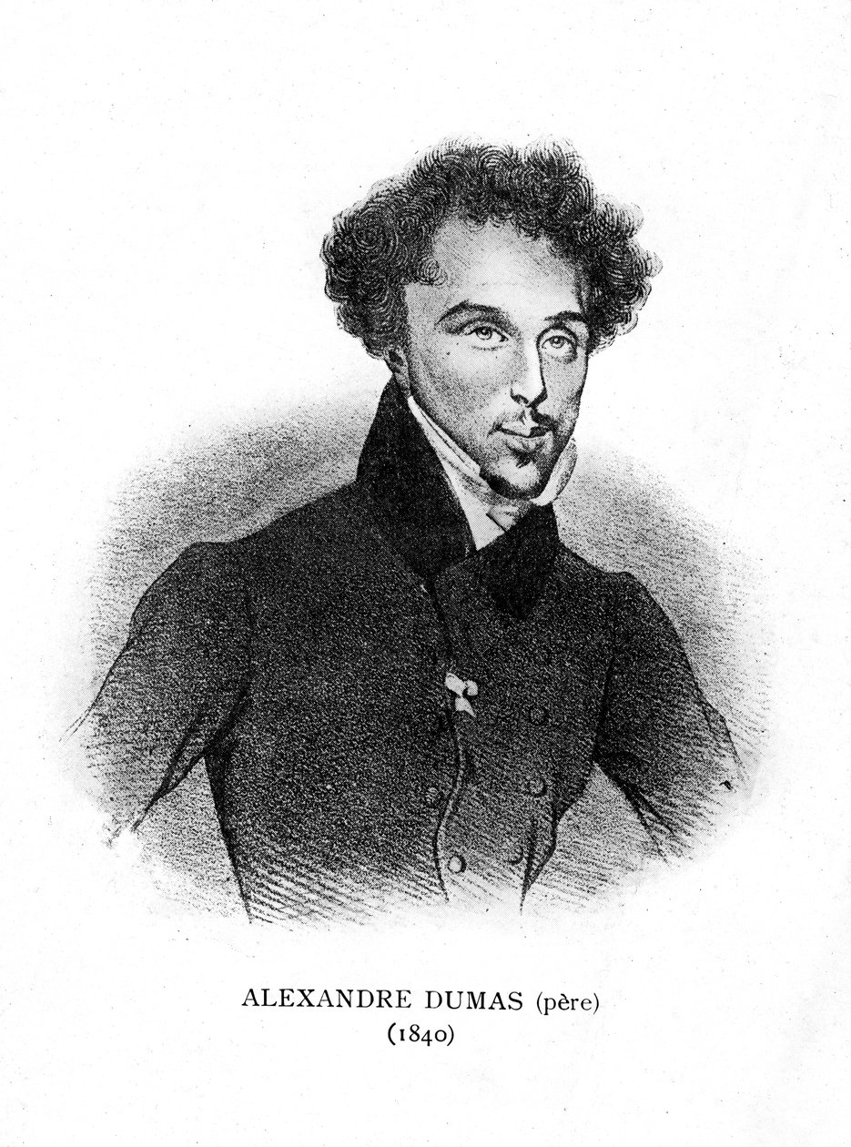 Alexandre Dumas the Elder, Fransız romancı ve oyun yazarı, 1840 by Unbekannt