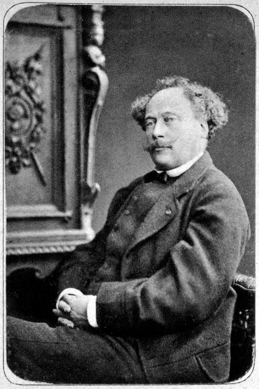 Alexandre Dumas the Younger, Fransız yazar, c1865-1895 by Unbekannt