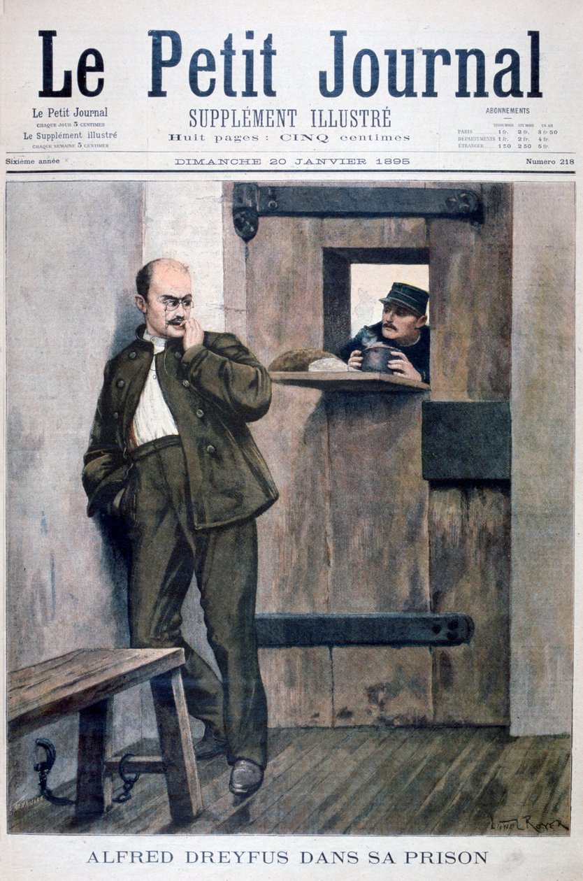 Alfred Dreyfus Hapishanede, 1895 by Unbekannt