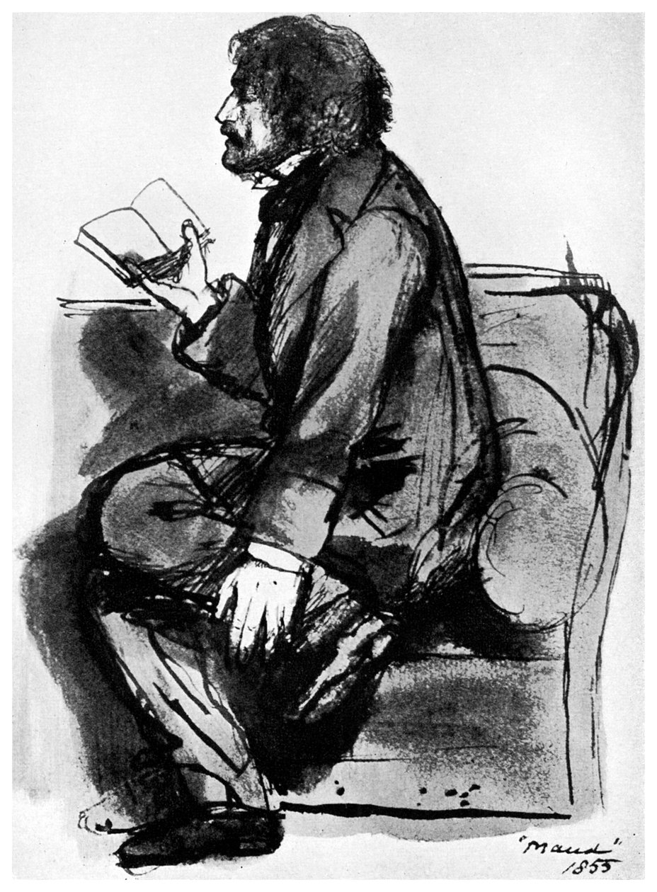 Alfred, Lord Tennyson, İngiliz şair, 1855 1956 by Unbekannt