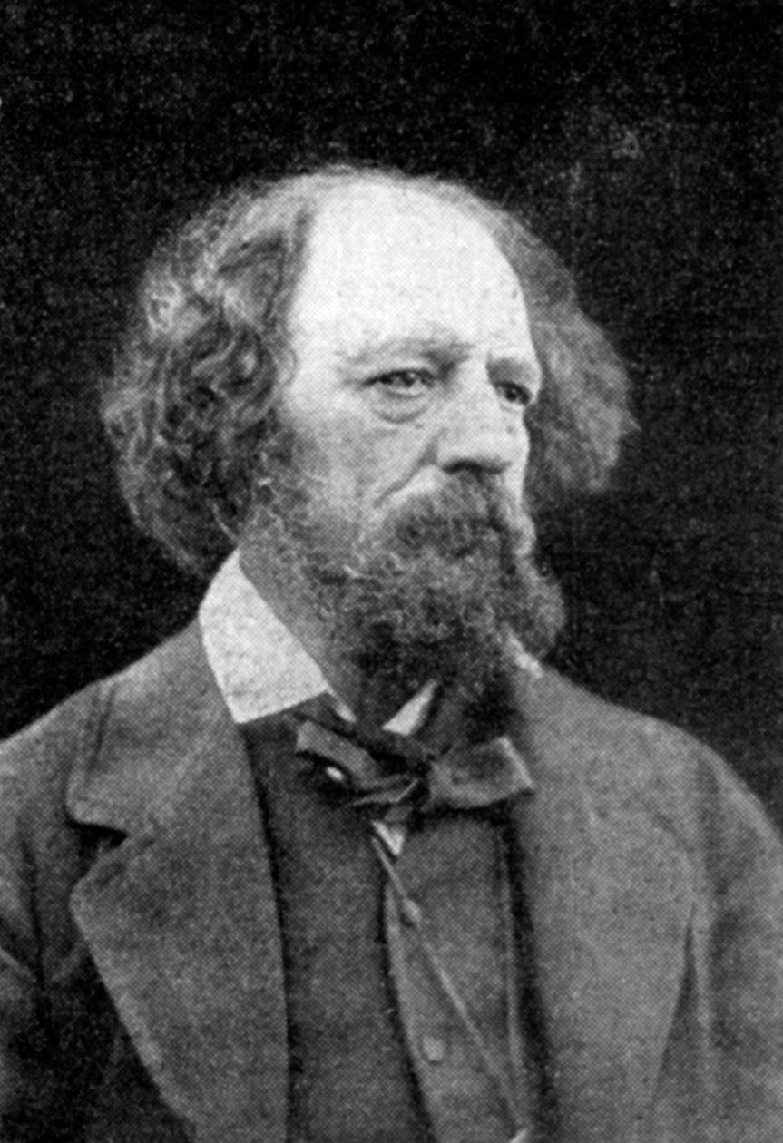 Alfred Tennyson, 1 Baron Tennyson, İngiliz şair, c1880 by Unbekannt