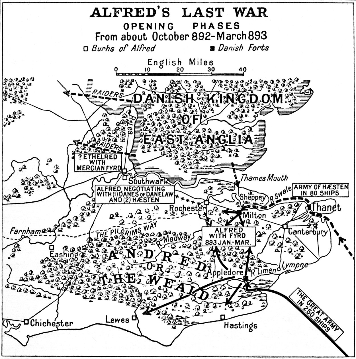 Alfreds Last War - Açılış Aşamaları. Yaklaşık Ekim 892-Mart 893, 1935